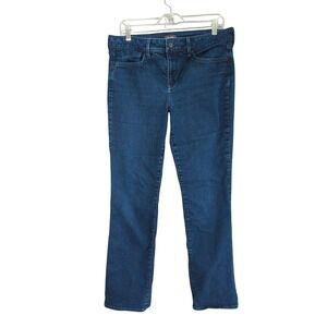 NYDJ Jeans Womens‎ 12 Blue Marilyn Straight Dark Wash